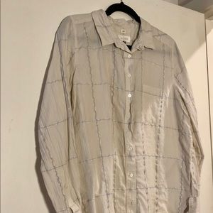 Subtle plaid button down